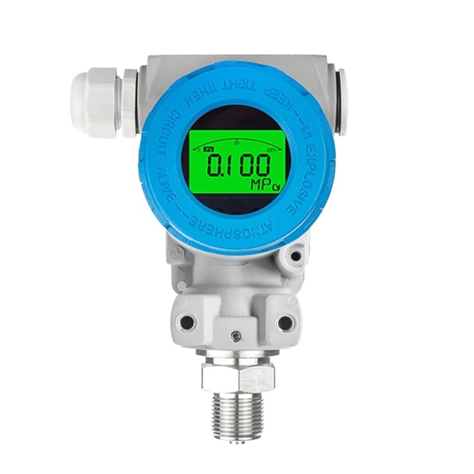 Trasmettitore di pressione digitale in acciaio inossidabile 4-20mA 2088 sensore di pressione antideflagrante 100 bar(G1-2 thread,Other pressure)