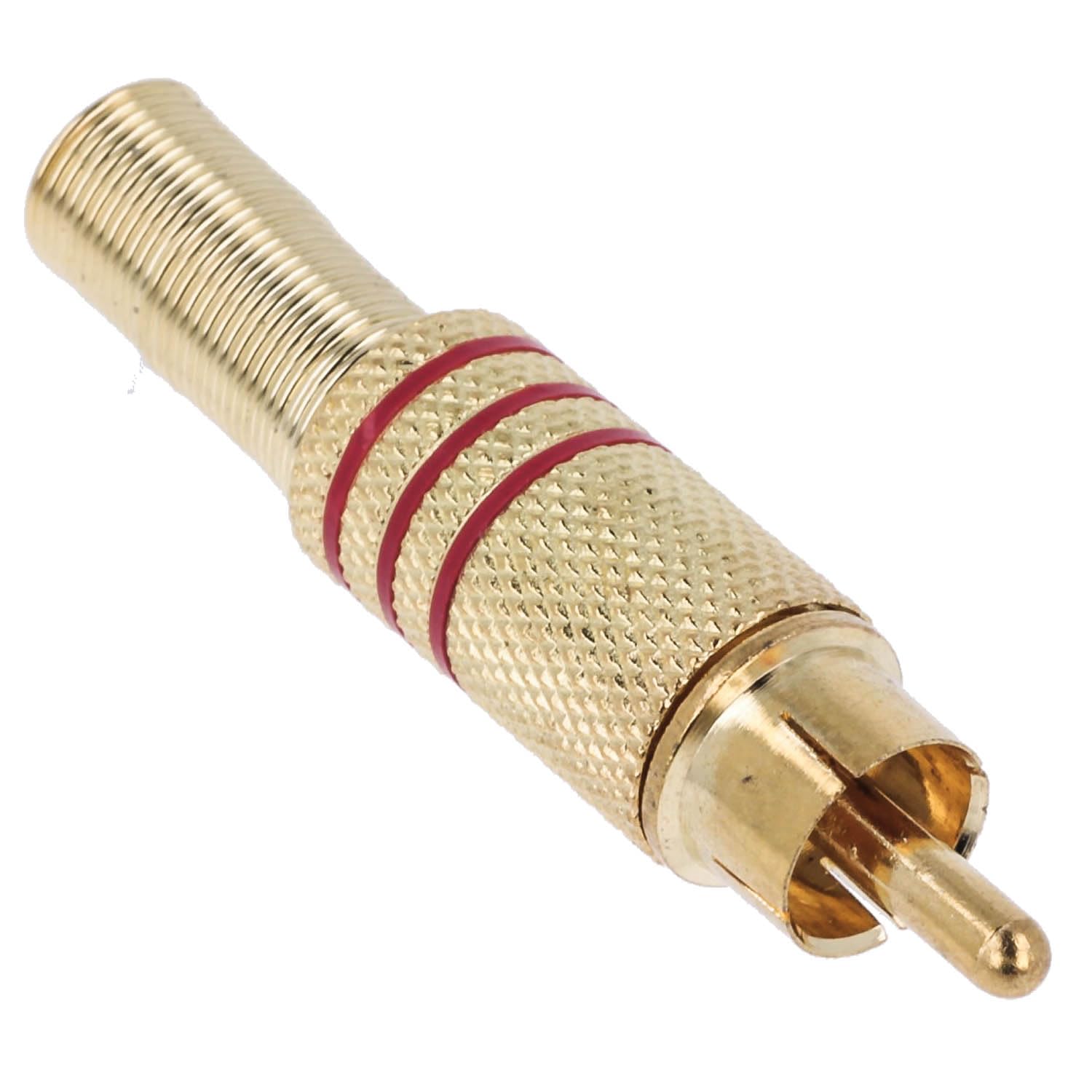 PNGKNYOCN RCA Audio Plug,AV stereo placcato oro maschio adattatore audio senza saldatura a molla coassiale per la conversione tra le interfacce dei dispositivi audio(4-Pack PNGKNYOCN RCA Audio Plug,AV stereo placcato oro maschio adattatore audio senza saldatura a molla coassiale per la conversione tra le interfacce dei dispositivi audio(4-Pack