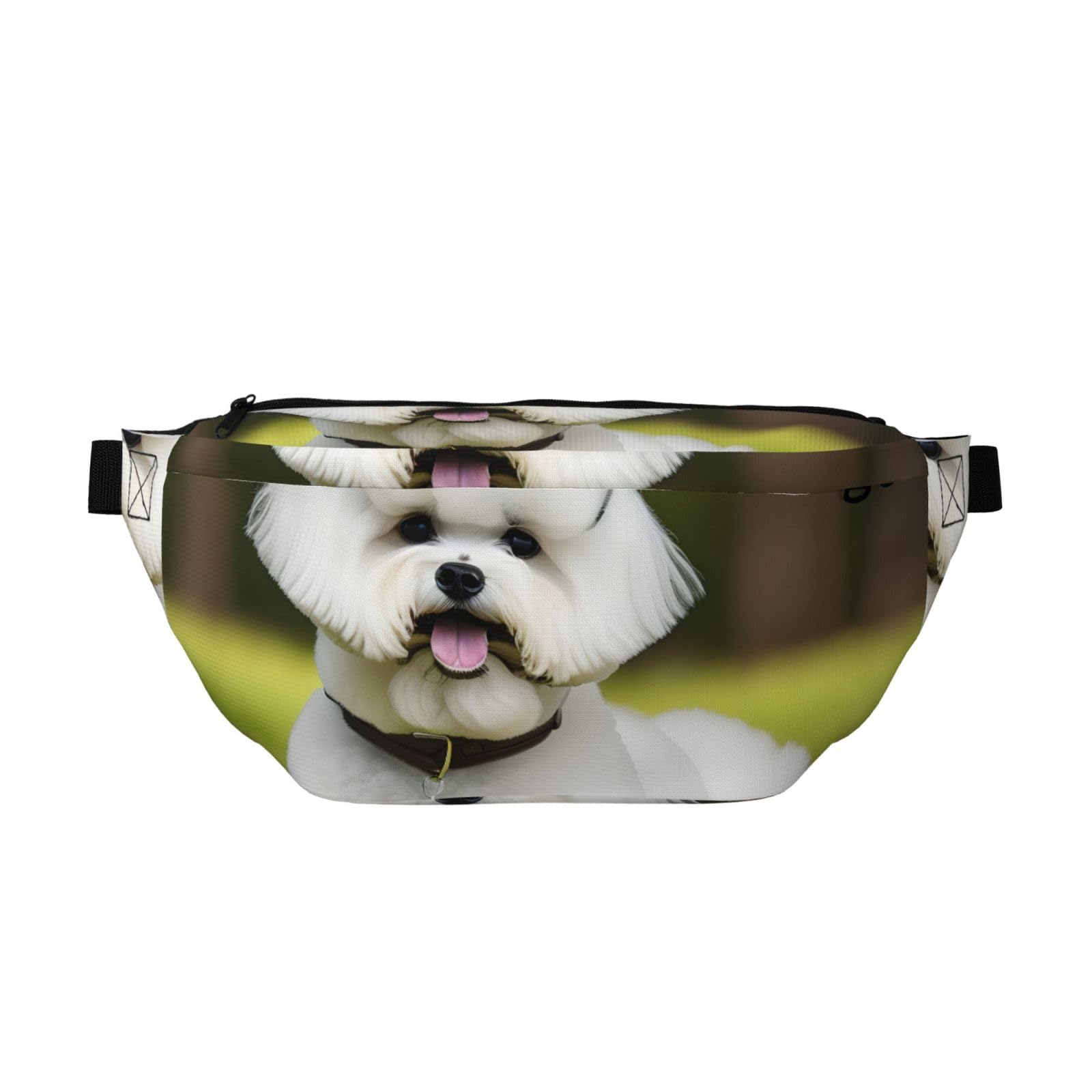 Sac banane de course à pied léger sangle réglable imprimé chien - 8