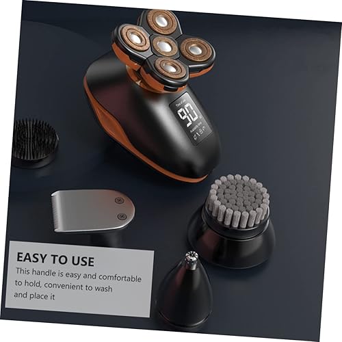 Miniatura 6 de FOMIYES Maquinilla de afeitar para hombre, afeitadora de cuerpo para hombres, afeitadora de aseo para hombre, afeitadoras eléctricas rotativas