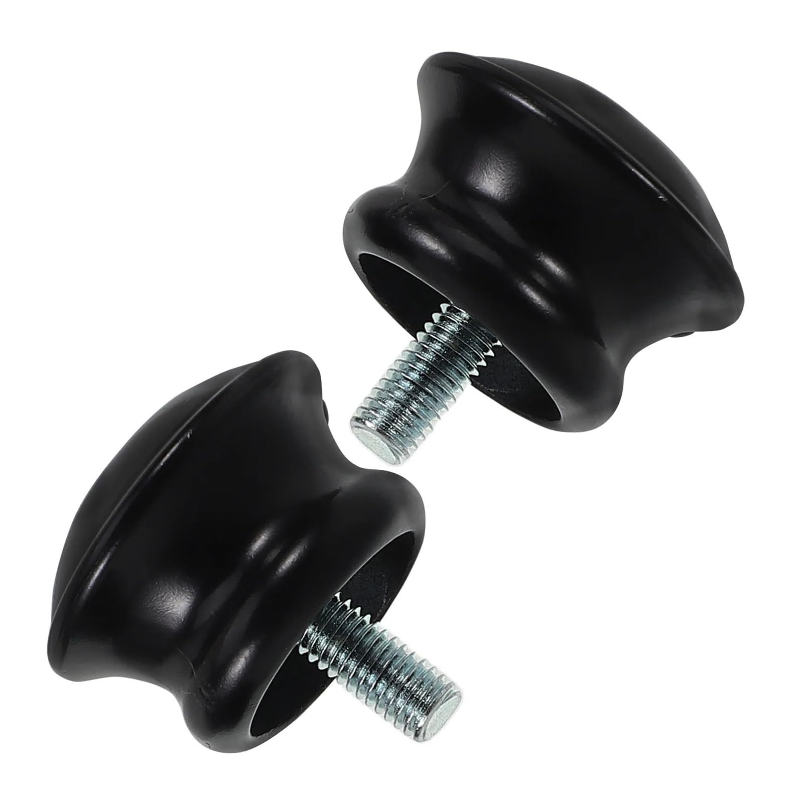 Wylqen Curtain Rod Finial Screw 2Pcs Curtain Rod Decorative End Caps Stylish Finials Seamless Connection Easy Install Home Office Hotel Window for Curtain Decoration