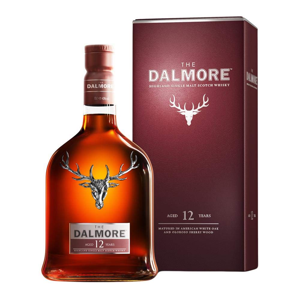 The Dalmore 12 Year Old Single Malt Whisky, 70 cl