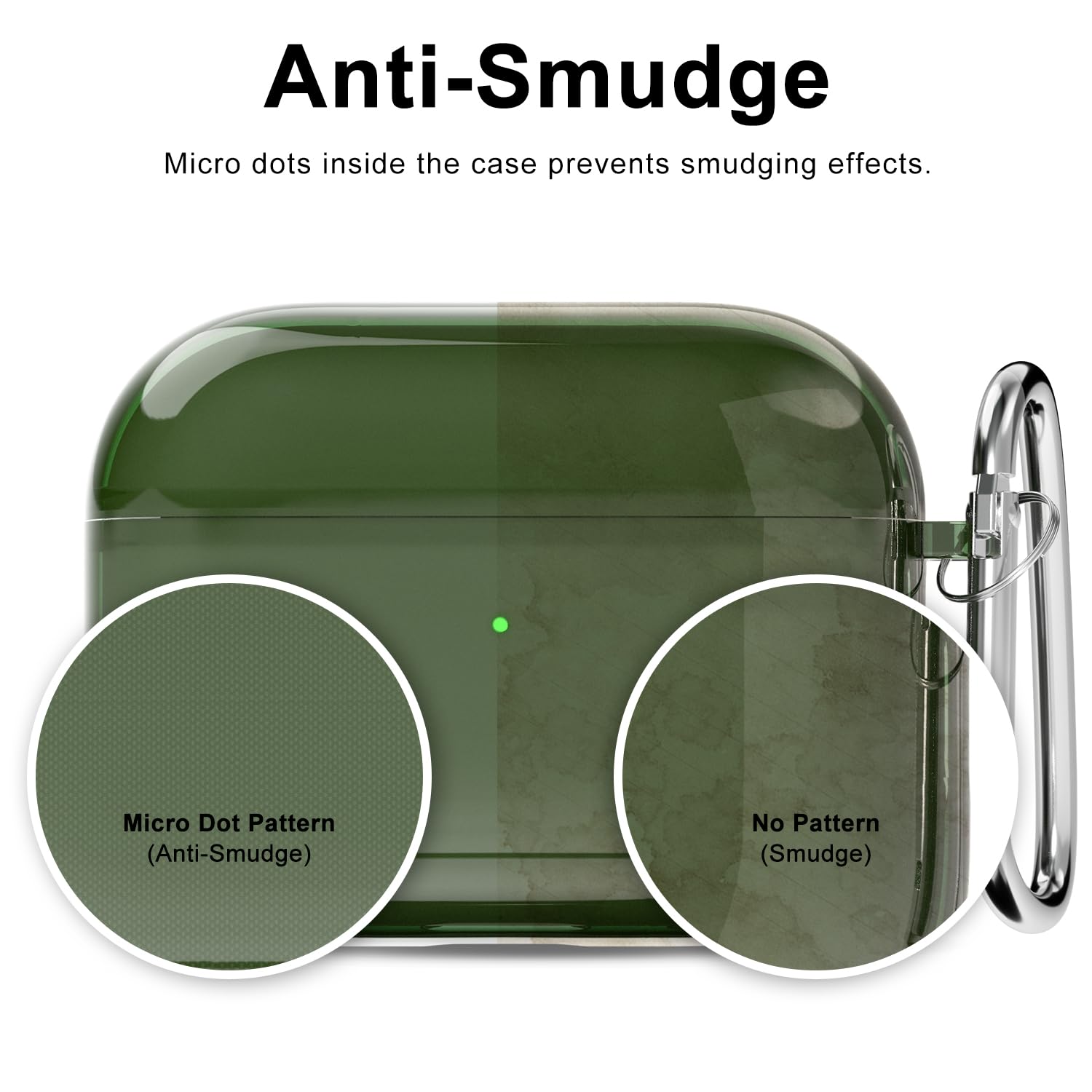 Svanove for Airpods Pro 2 Case Clear Hard Plastic, Transparent Simple Cute Airpods Pro 2nd Generation Case with Keychain - Image 4