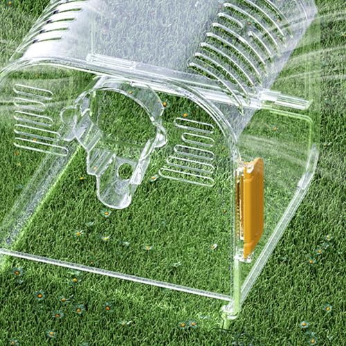 Cage d'oiseau Parakeet portable compacte avec tiroir de nettoyage intégré - 7