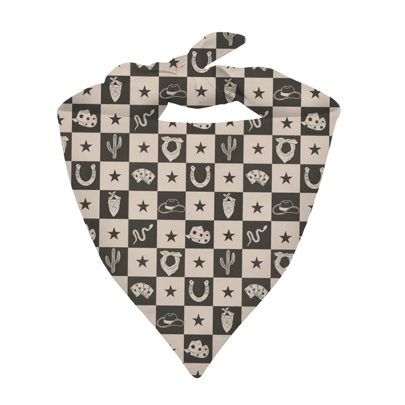 Bandana rétro occidental G2TUP en tissu doux et durable pour un look cowgirl authentique