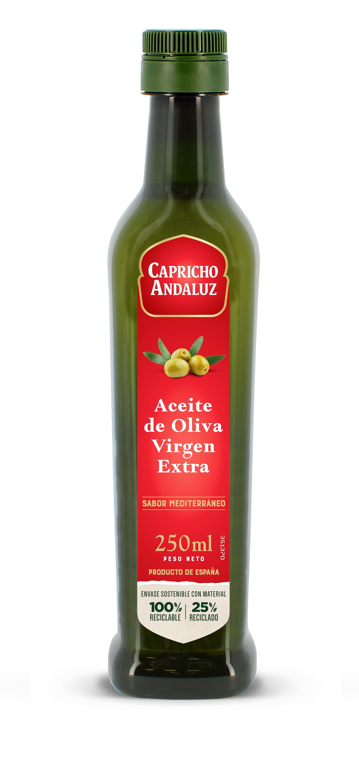 Capricho Andaluz - Aceite de Oliva Virgen Extra Botella PET 250ml Origen Español, Prensado en Frío, Formato Práctico para Cocinar, Aliñar y Uso Diario - 5