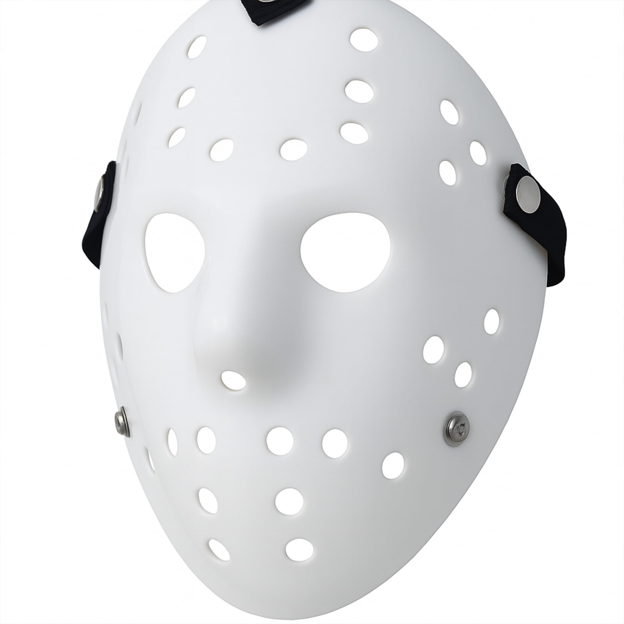 Halloween Horror Cosplay Mask | DIY Paintable White Costume Mask for Masquerade Party with Adjustable Straps – Scary Costume Prop for Teens & Adults