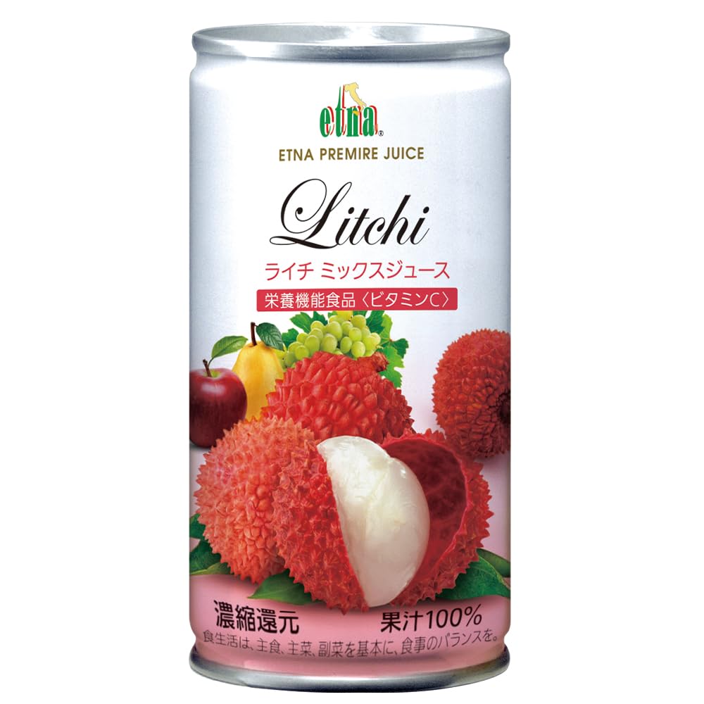 Amazon.co.jp: エトナ ライチミックスジュース 195ml×20本 : 食品