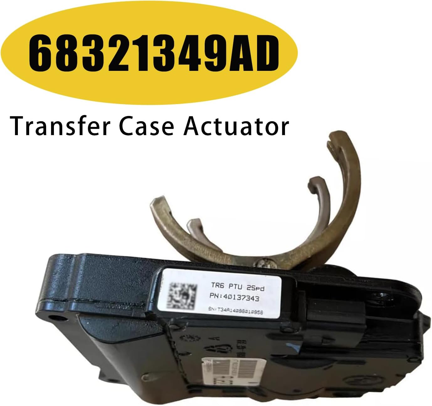 Areyourshop 68321349AD Transfer Case Actuator for Chrysler 200 3.6L V6 AWD CS 2015-2016, For Jeep Cherokee 2.4L I4 A/T 4X4 LATITUDE/Limited/SPORT 2014-16, 3.2L V6 A/T 4X4 LATITUDE 2014-16 68224121AA