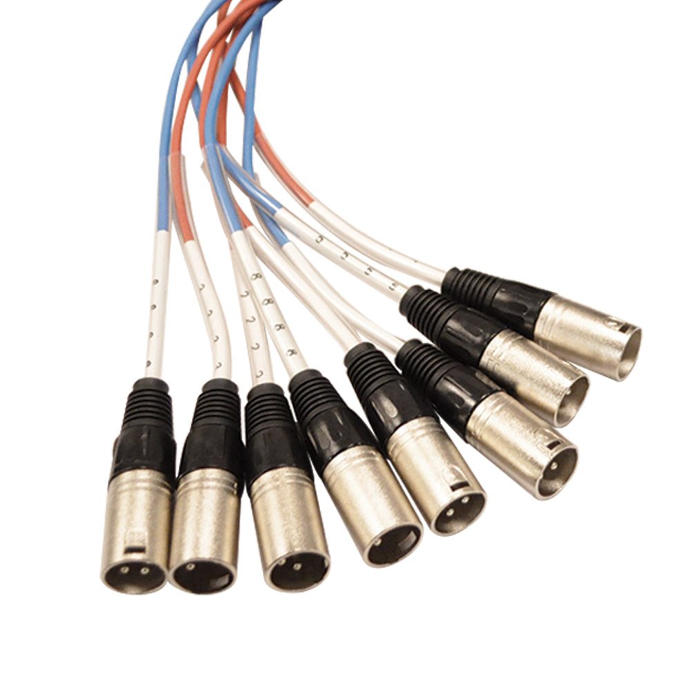 Seismic Audio SADMS-8x30 8 Channel Compact Sub Snake, 30-Feet Pro Audio Drop Snake