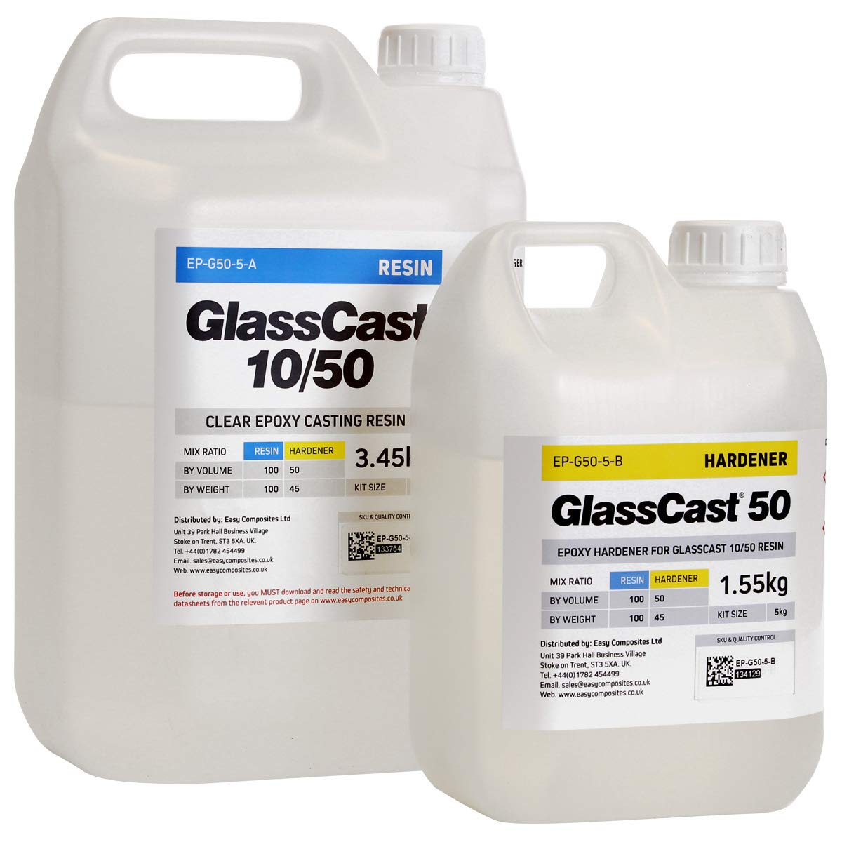 GlassCast 50 Clear Epoxy Casting Resin (5kg) Buy Online in South