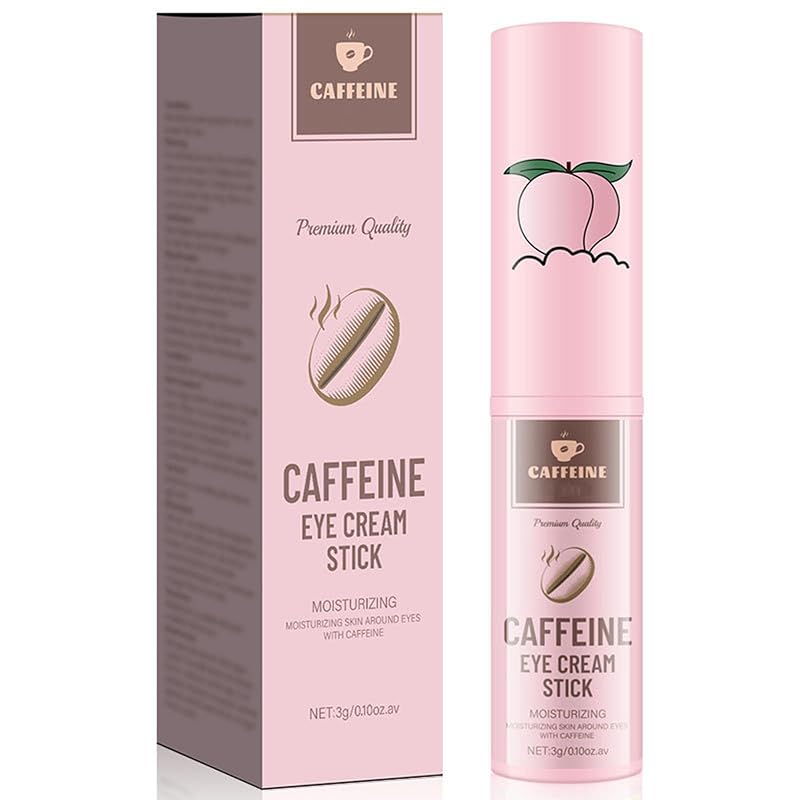 Grospe Bastão de creme para a região dos olhos com cafeína, ácido hialurônico e retinol, 3 g