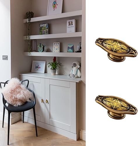 Tiradores ovalados de aleación de zinc para gabinete, pomos para muebles, diseño de puesta de sol, manijas de cajón de armario de metal sólido,