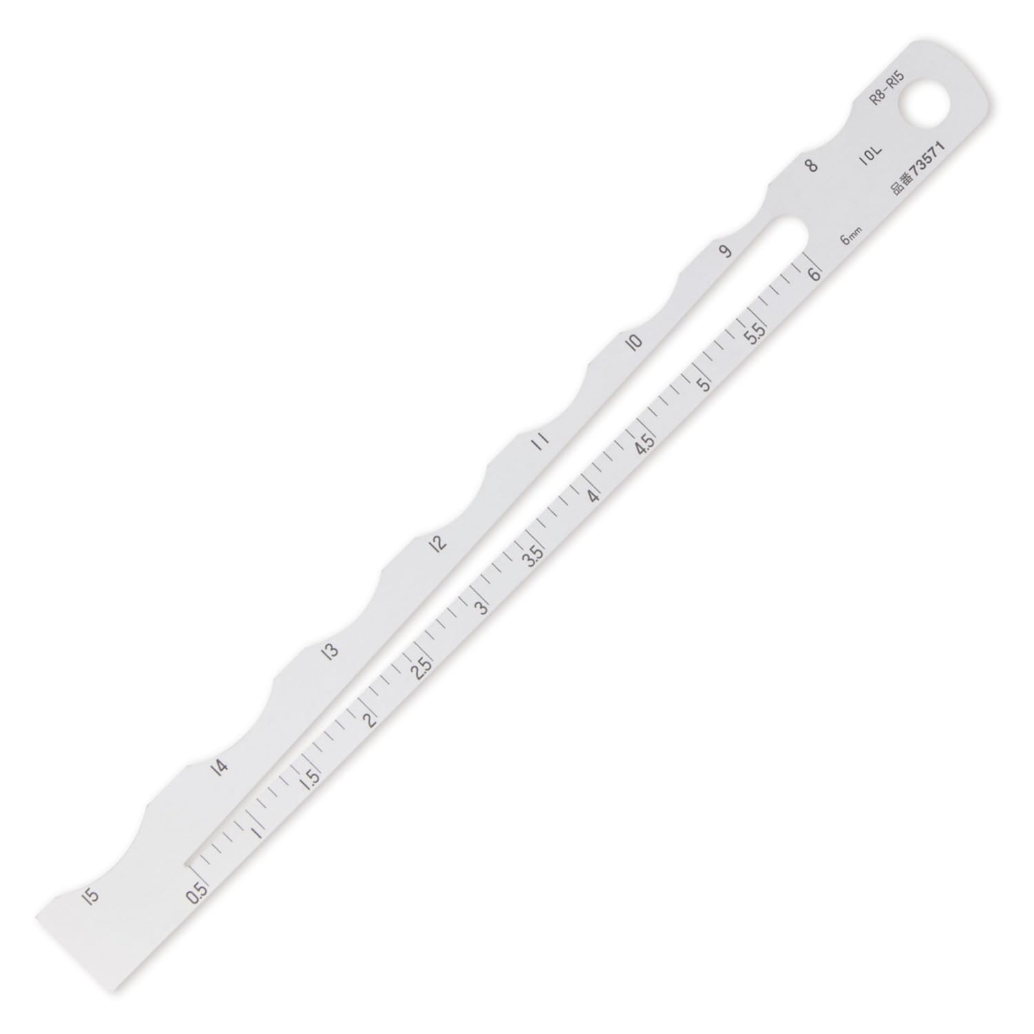 Shinwa Sokutei 73571 Radius Scale A-2 R8-15
