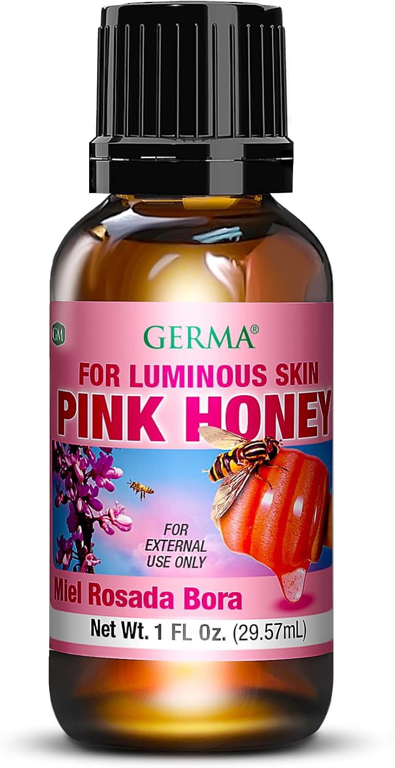 Germa™ Pink Honey Anti-Wrinkle Facial Oil – Smoothing Skin Conditioner for Fine Lines – Deep Hydrating Beauty Oil – Miel Rosada Tradicional – 1 fl oz
