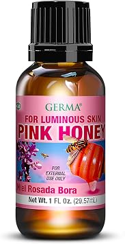 Germa Pink Honey Premium Liquid Honey for Traditional Skin & Oral Care Gourmet Pink Honey for DIY Beauty & Wellness Miel Rosada 1 fl oz 30ml