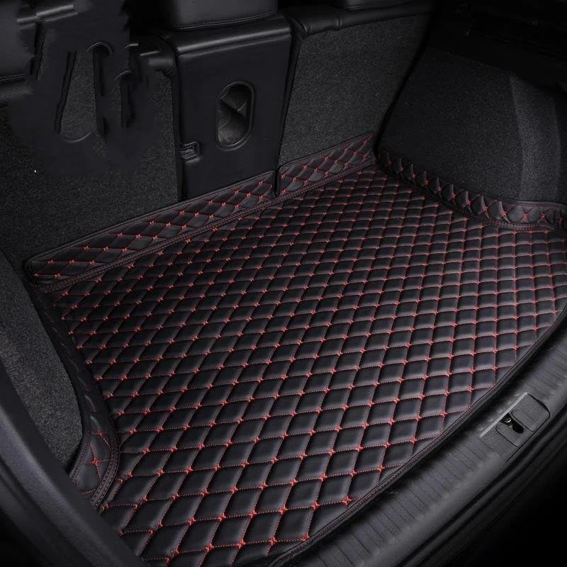 Tapis de coffre pour Hyundai Tucson i30 et Kona protection arrière sur mesure noir et rouge