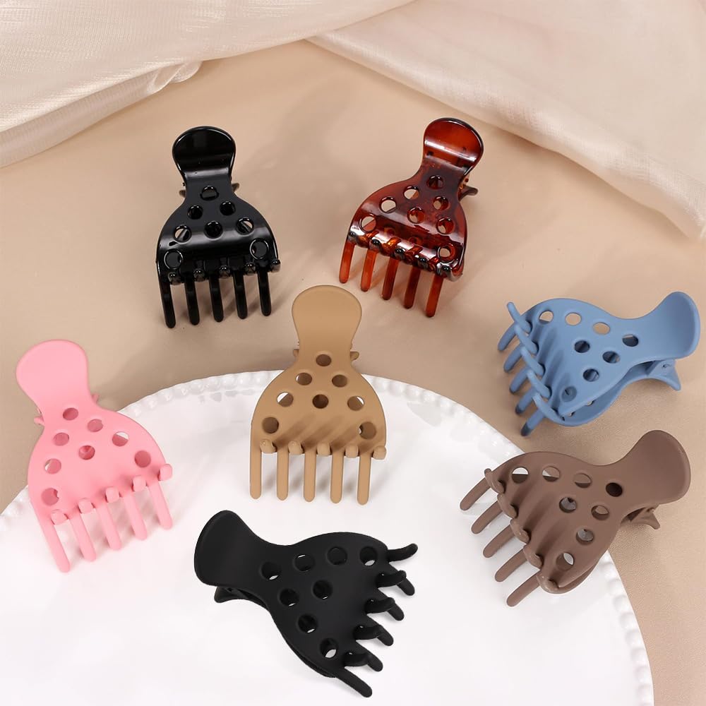 7 Pezzi Fermaglio Capelli Donna Sollevamento Delle Radici più Volume Senza Pieghe Antiscivolo Molletta per Ragazze Donne capelli ricci(Multicolore A)
