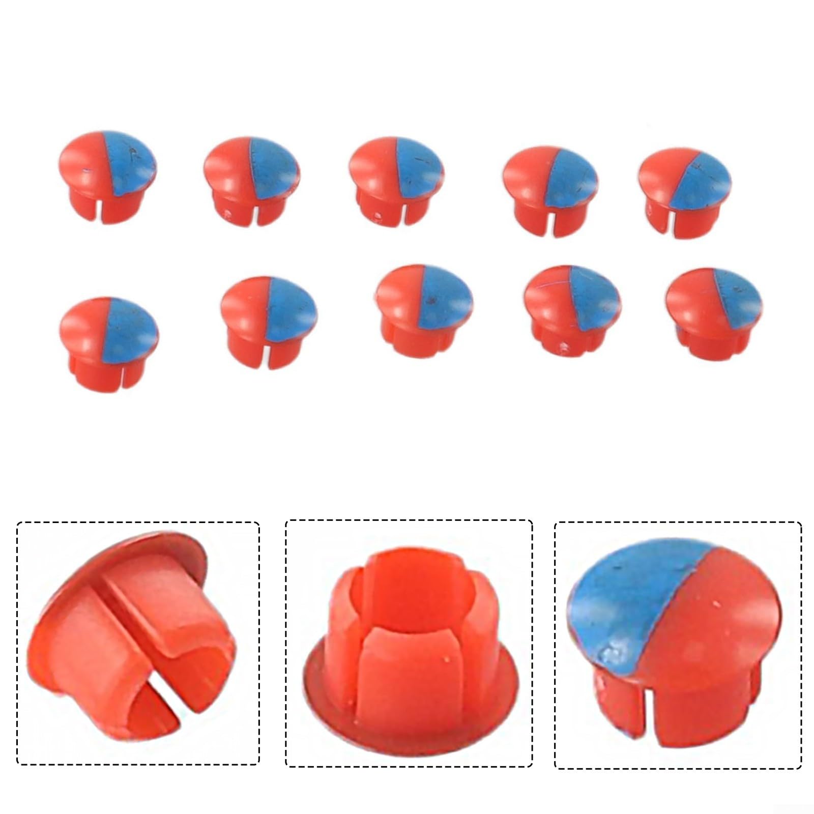 Danojo 24 stuks kraanstickers, warm en koud water stickers - keukenkraan stickers - zwarte vinyl kraan kraan transfer stickers voor badkamer (H & C - zwart