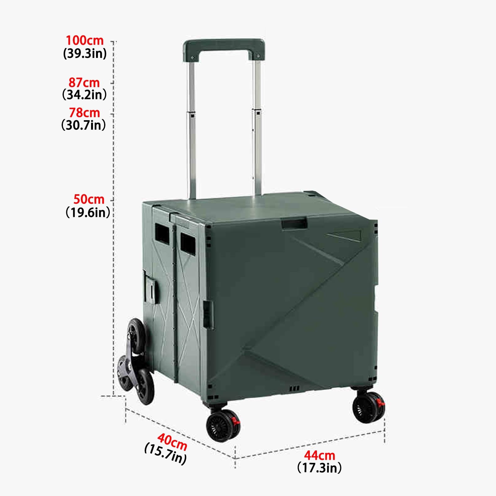 Wagon Składany, WóZek RęCzny Użytkowy, Składany Wózek Wagonowy, Taczka Z Kołem Wspinaczkowym, Z Regulowanym Uchwytem, ​​do Zajęć, Parków, Kempingów(Purple)