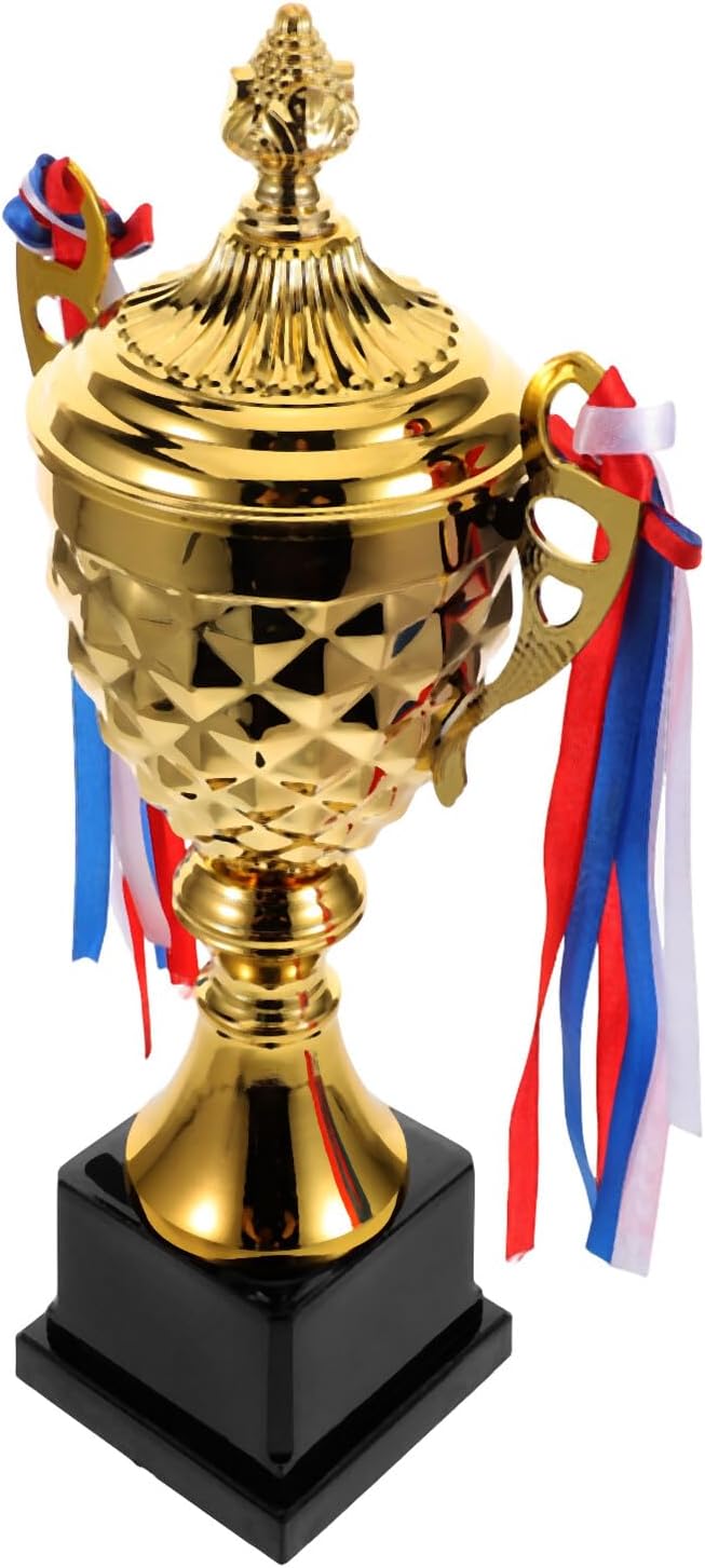 Metal Trophy Cup for Sports Competitions Winner Award for Soccer Basketball Tournaments Athletic Championship Celebration Party Favor