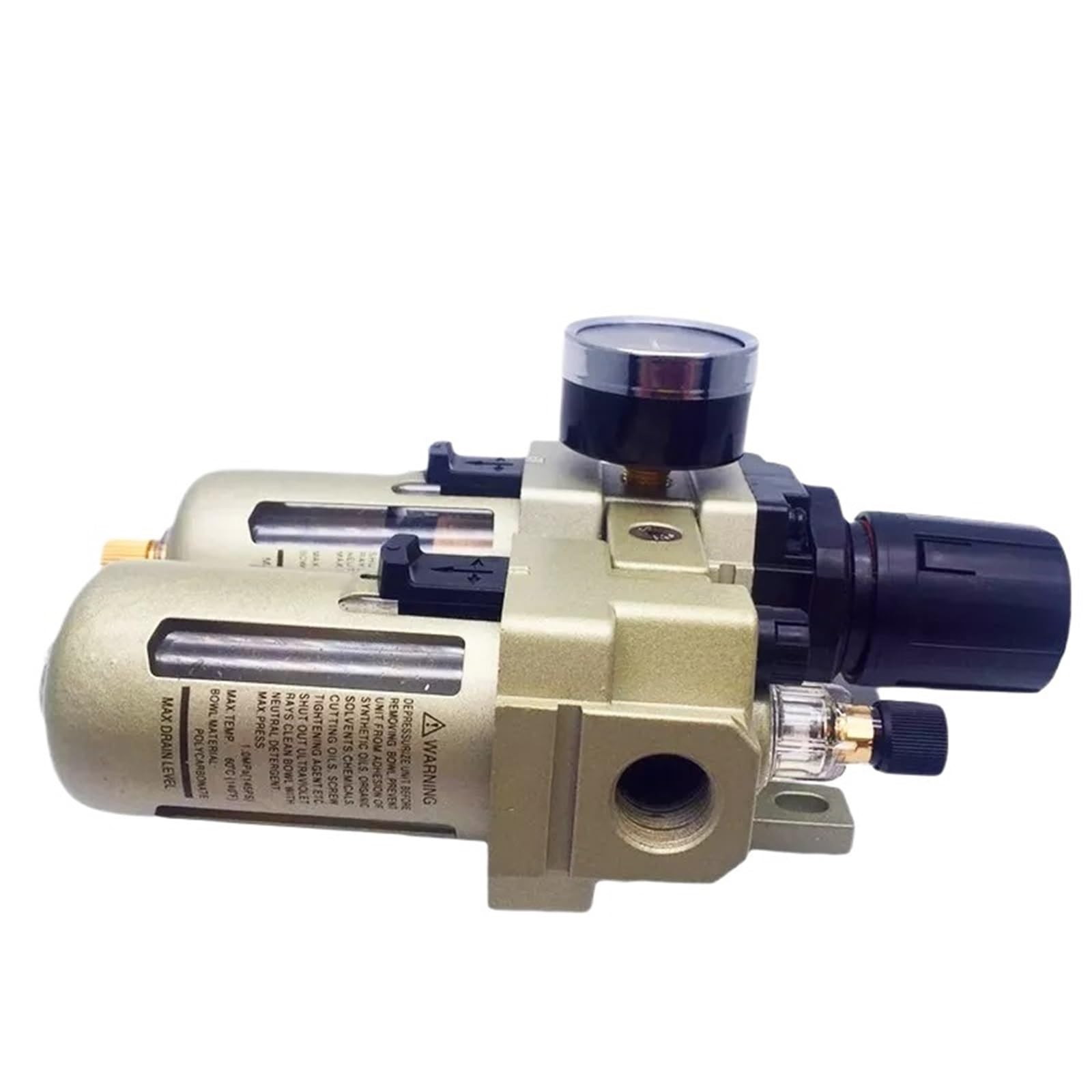 Filtr-regulator sprężarki powietrza, Zawór regulacyjny sprężarki powietrza Separator oleju i wody Filtry AC4010-04 G1/2 AC4010-06 G3/4(AC4010-06,Fiber core)