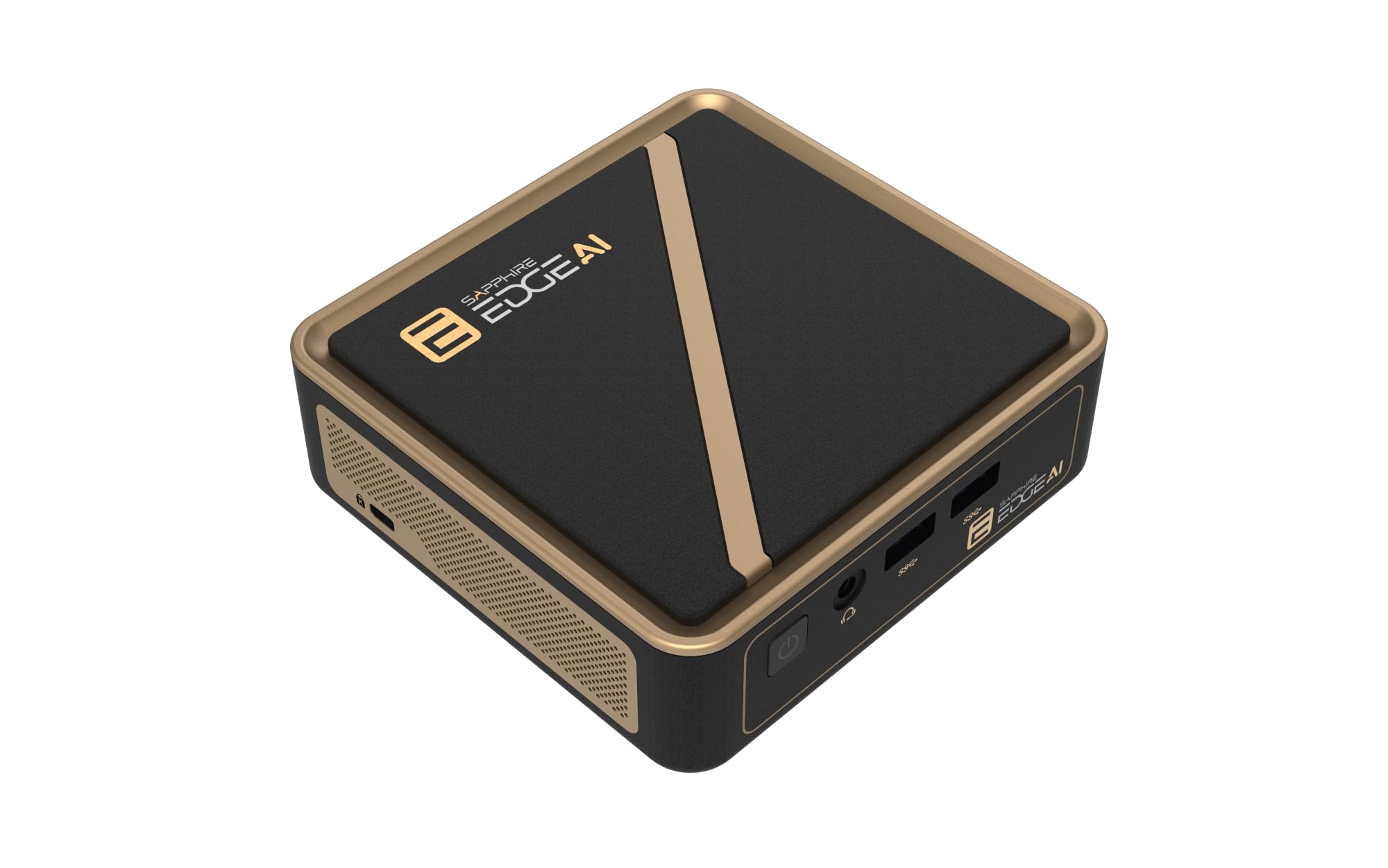 Sapphire Barebone Edge Ai 340 - Barebone - (schwarz/gold, Ohne Betriebssystem)(4h020-06-40g)