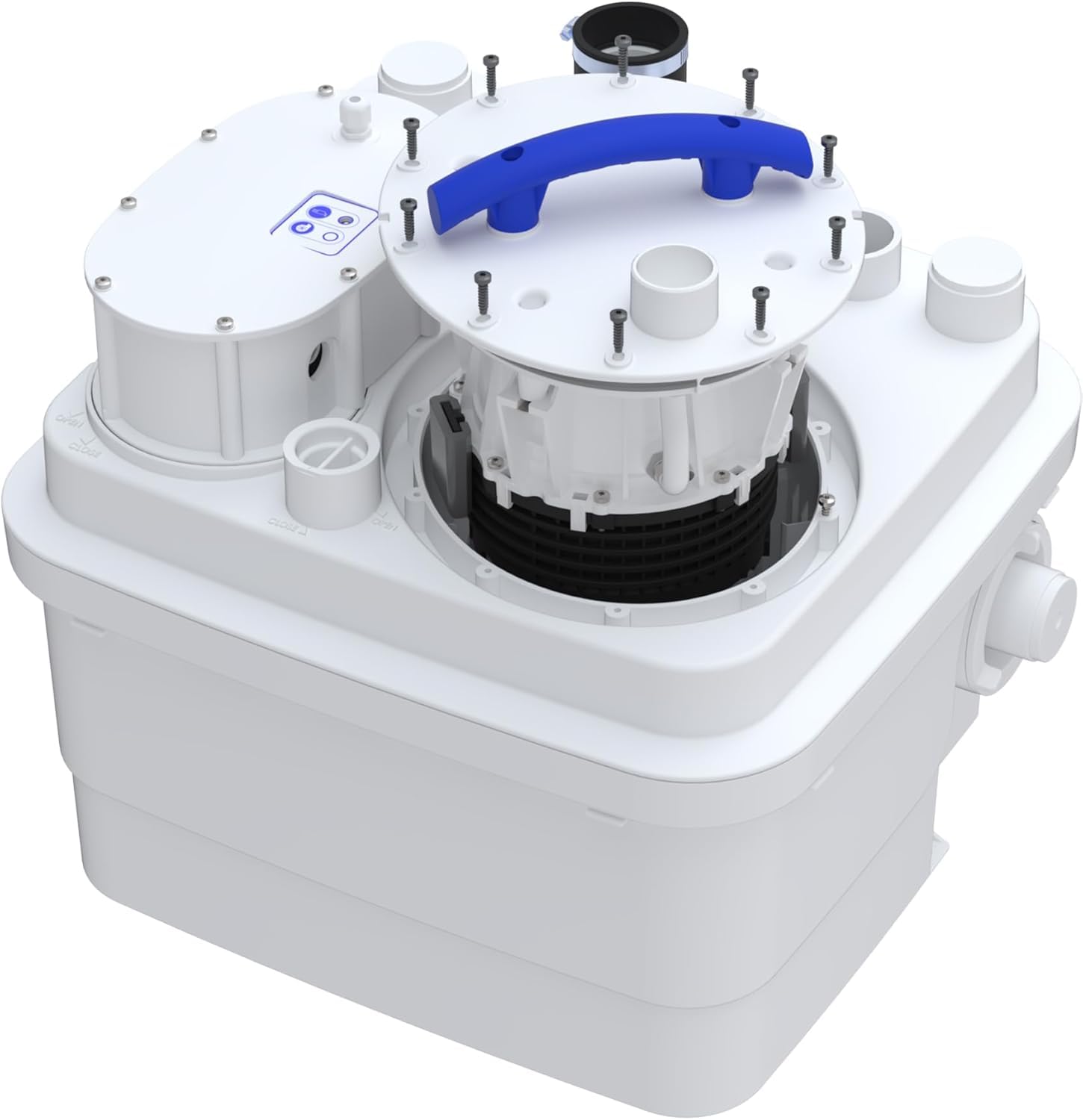 SFA - Station de Relevage Eaux Chargées Sanicubic 1 - Pour Évacuer Toutes les Eaux Usées d'une Maison - Haute Performance - Installation & Maintenance Sécurisées - 478 x 426 x 393 mm - Made in France