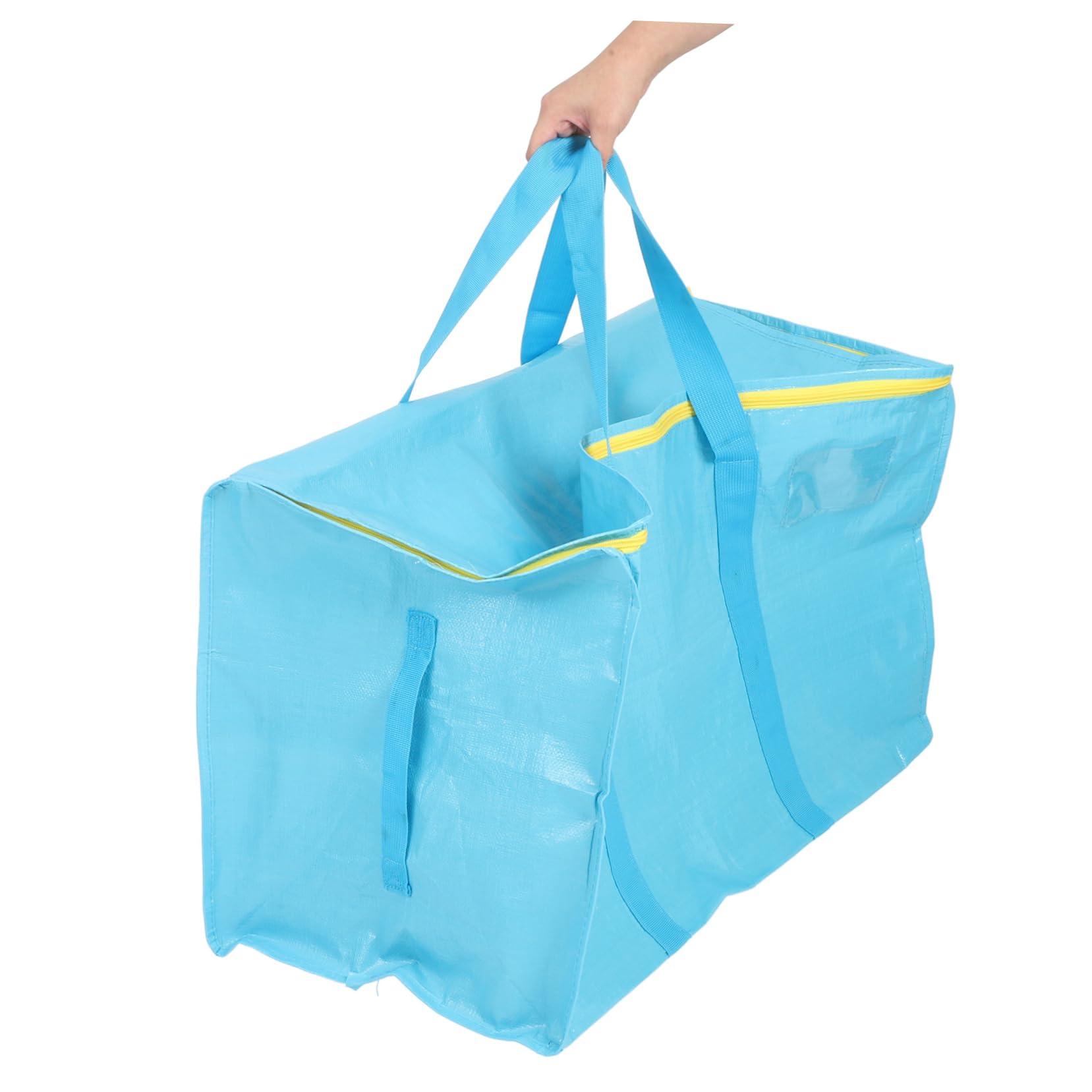 SOESFOUFU Horse Hay Feed Bag Large Storage Container Heavy Duty Hay Bag Pe Woven Weatherproof Portable Storage Tote