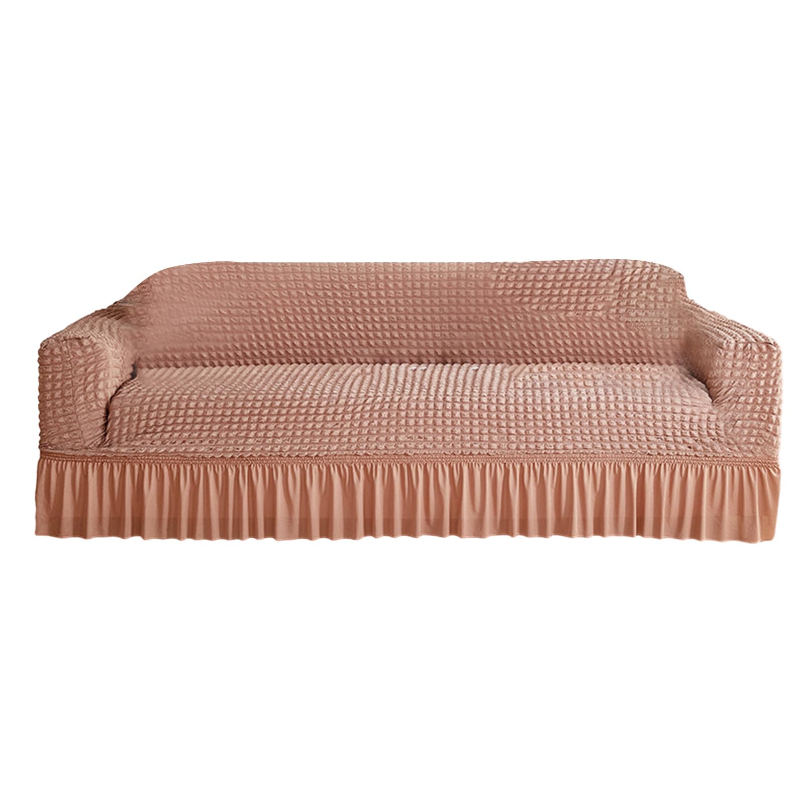 Housse de canapé élastique en seersucker extensible pour salon