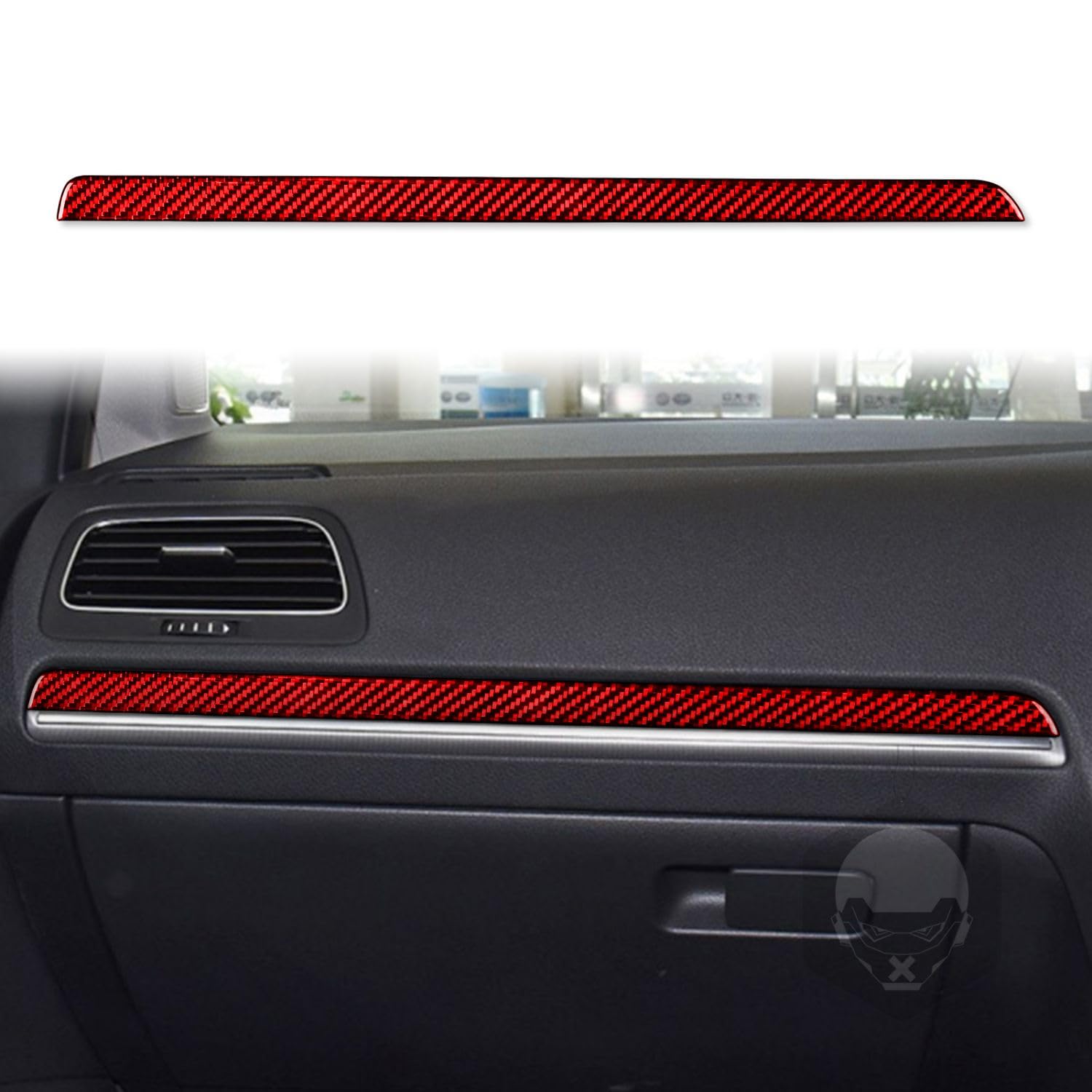 Amazon | カーダッシュボードセンター助手席パネルトリムカバー