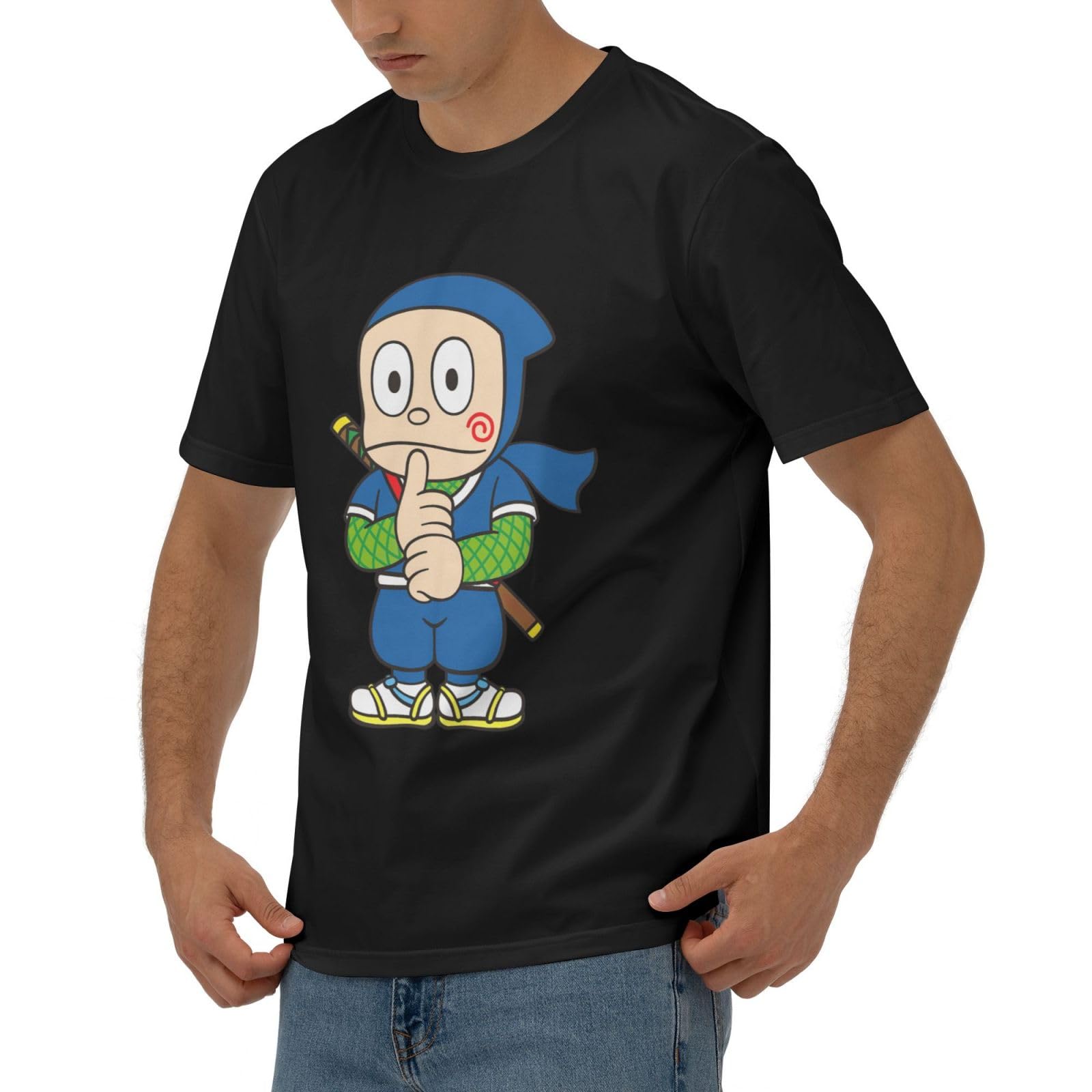 Amazon.co.jp: 忍者ハットリくん 半袖 メンズ Tシャツ ビッグt