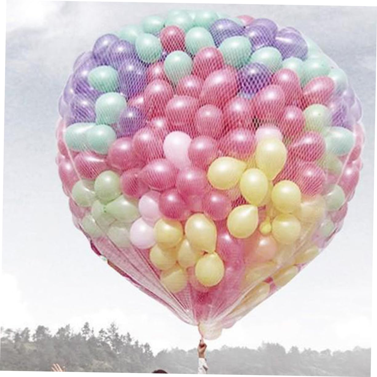 Red para Soltar Globos de Pp, 2 Juegos, Uso Sencillo