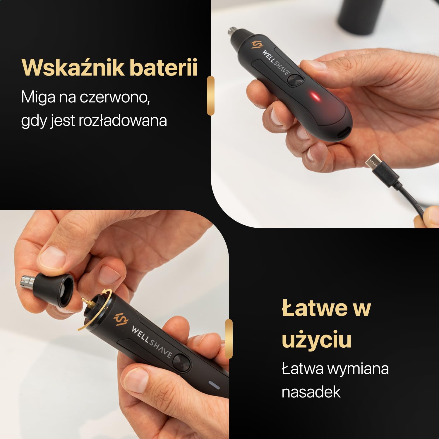 Neustrimmer Basic - Przycinarka do włosów do brwi i uszu