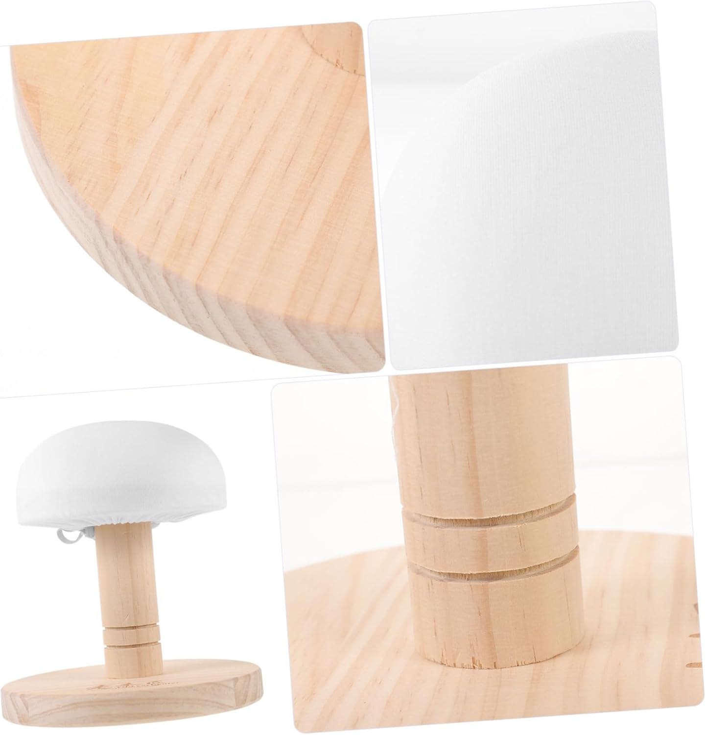 Ironing Pad with Thickened Base Compact Design for Household Use High-Temperature Resistant Ironing Stool for Clothes Curved Cuffs and Necklines