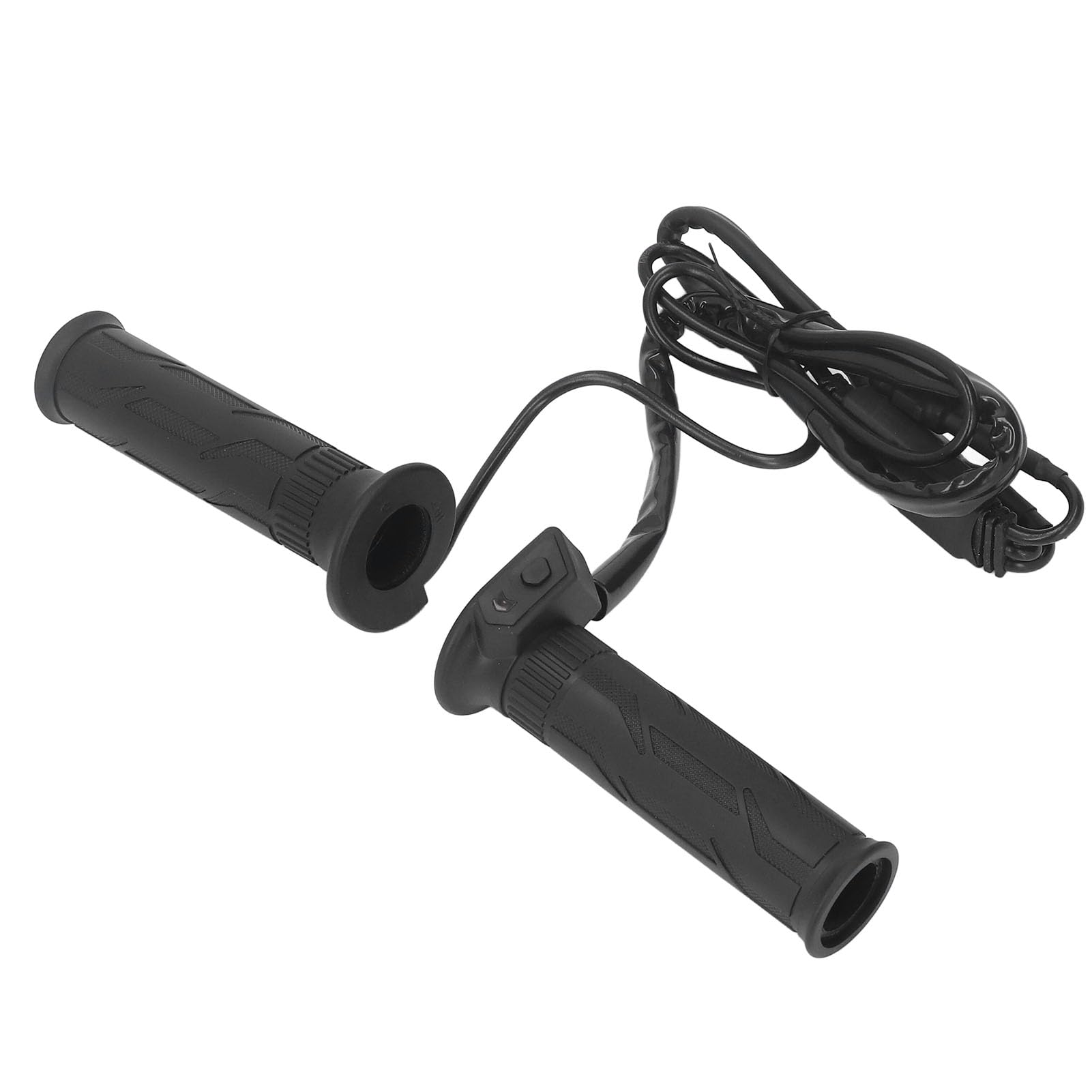 1 Paire de poignées de Guidon chauffantes pour Moto, Scooter et VTT – Accessoire d'hiver à réchauffement Rapide avec réglage de la température à 5 Vitesses – Poignées électriques