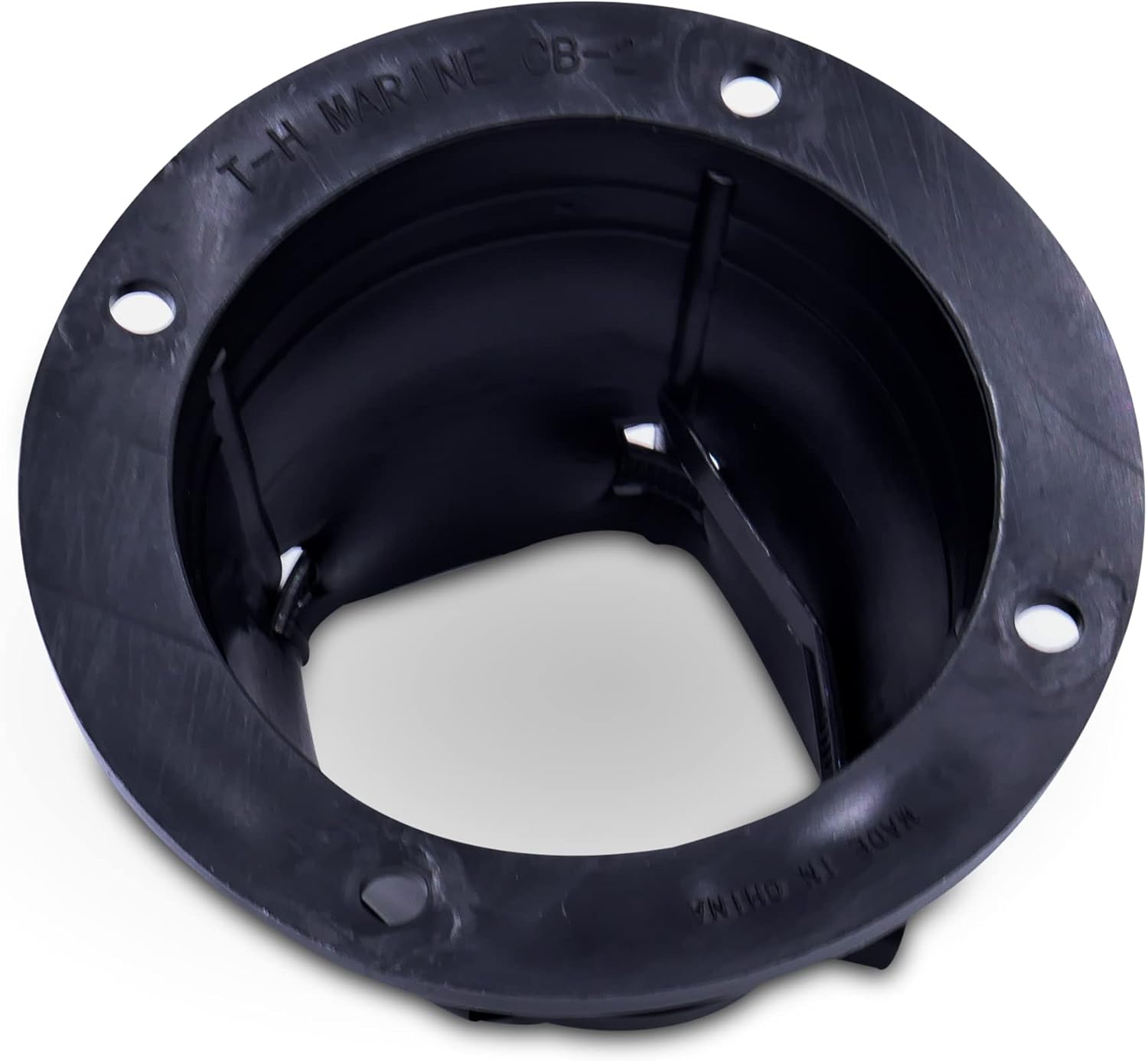 T-H Marine Cable Boot - Boat Transom and Motor Well Rigging Boot with Cable Tie - Universal Fit - Black, 2 inch