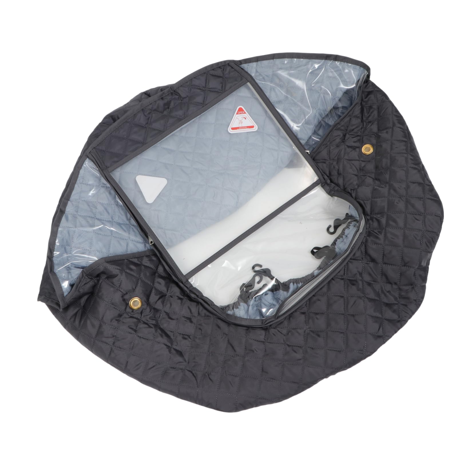 VICASKY Stroller -Weather Protection Baby Stroller Cover Windproof and Water Resistant Grey