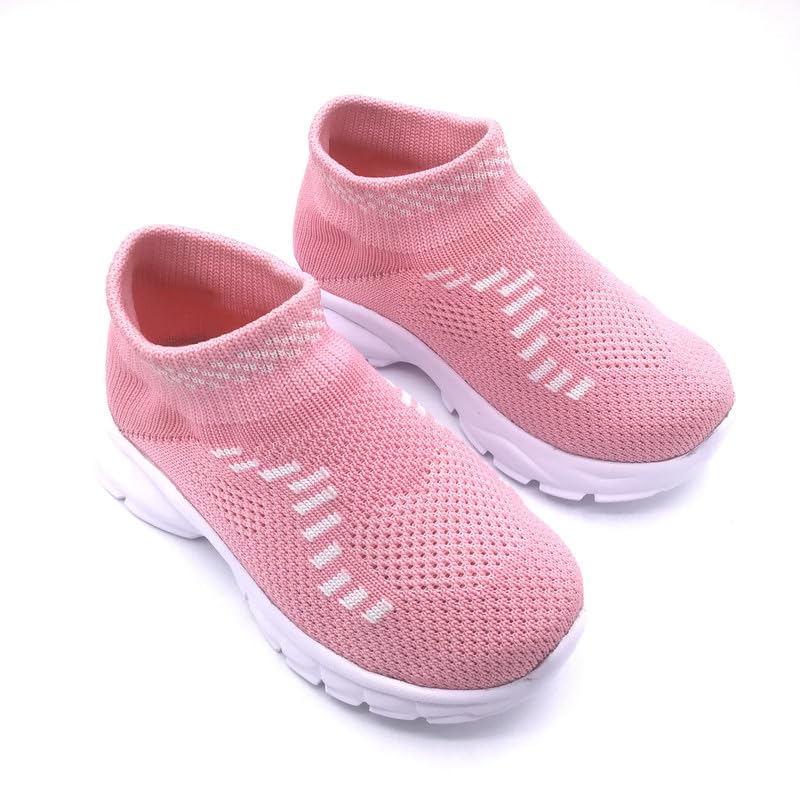 KRAKKI Cotton Kids Ultra Light Weight Soft Sole Sneakers (5-5.5 Years_Pink) (B0CGLRLY69) Amazon Price History, Amazon Price Tracker