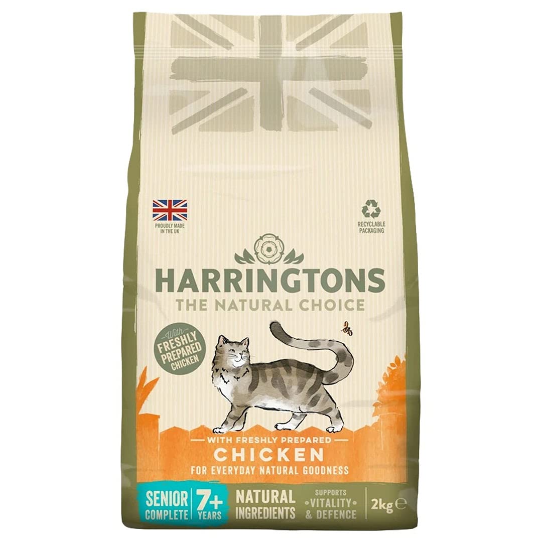 Inspired Harringtons Cat Dry Senior Chicken 2kg