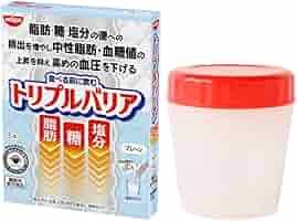 日清食品 トリプルバリア オオバコ サイリウム 青りんご味 60本入 Amazon.co.jp: 【シェーカー付き】日清食品 トリプルバリア