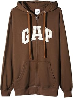 連帽カーディガンジップコート刺繍秋冬モデルG .apゆったりパーカーカップル(モカ色,L)