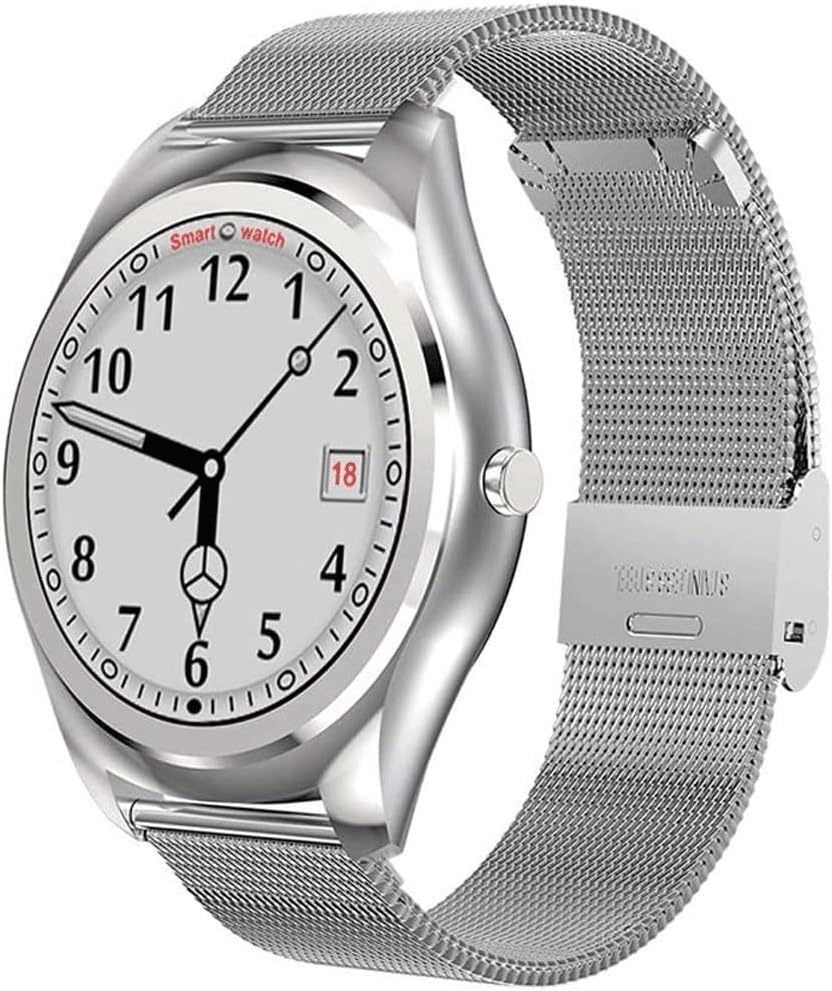Smart Watch, IP68 Waterproof Fitness Watch with Blood Pressure Heart Rate, Sleep Tracker Voice Control, Sports Smart Watches for Women Men for Android iOS Phones (Color : B)
