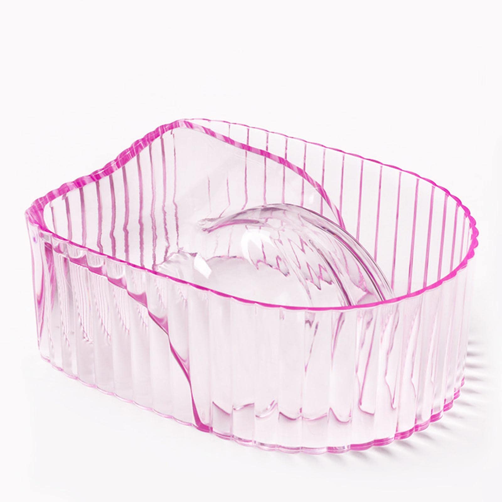Bnf Nail Soaking Bowl Nail Art Tool Manicure SPA Remover Acrylic for Home Salon Pink-picture-31