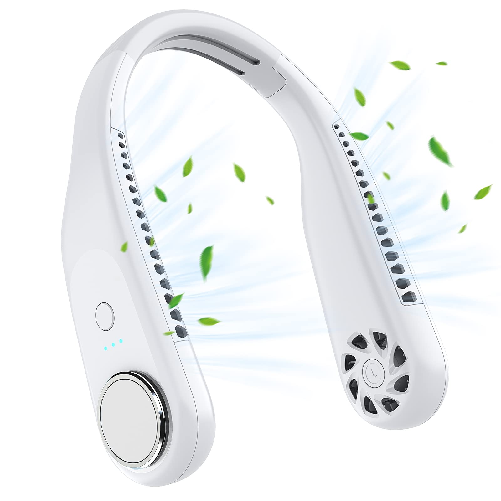 Buy This portable neck fan comes from the popular headphone design, the