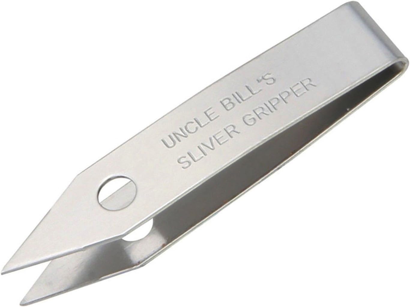 Uncle Bill's Sliver Gripper Tweezers Stainless Steel Keychain Clip Camp (6-Pack)