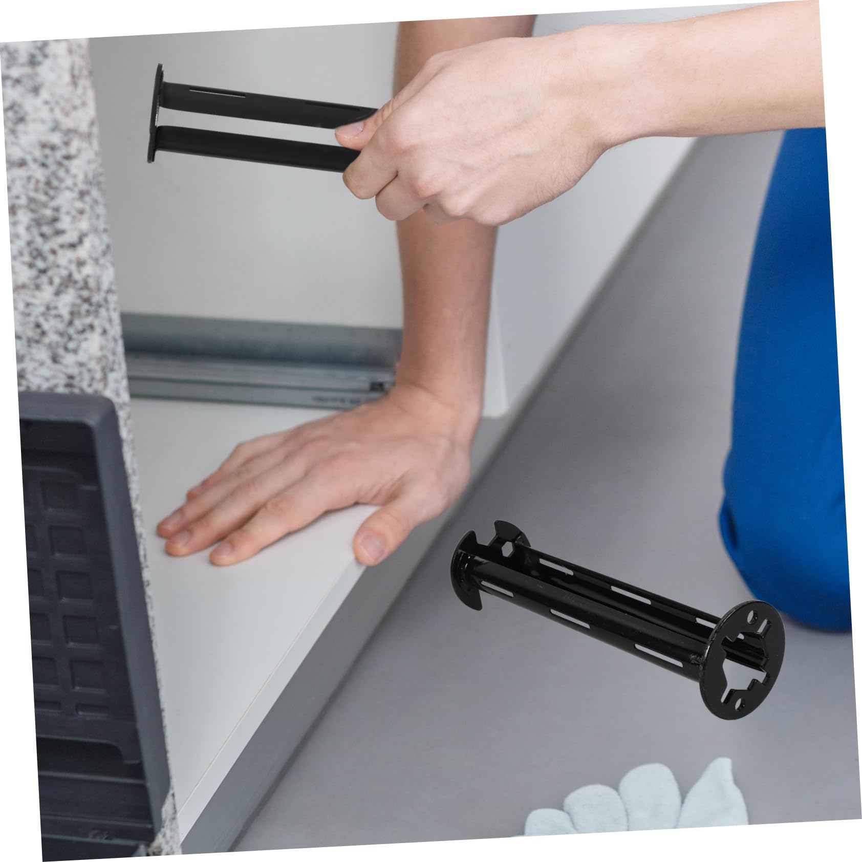 jojofuny Juego De 3 Llaves De Drenaje Para Fregadero De Baño Llave De Acero Para Lavabo Universal 2 Unidades X 3