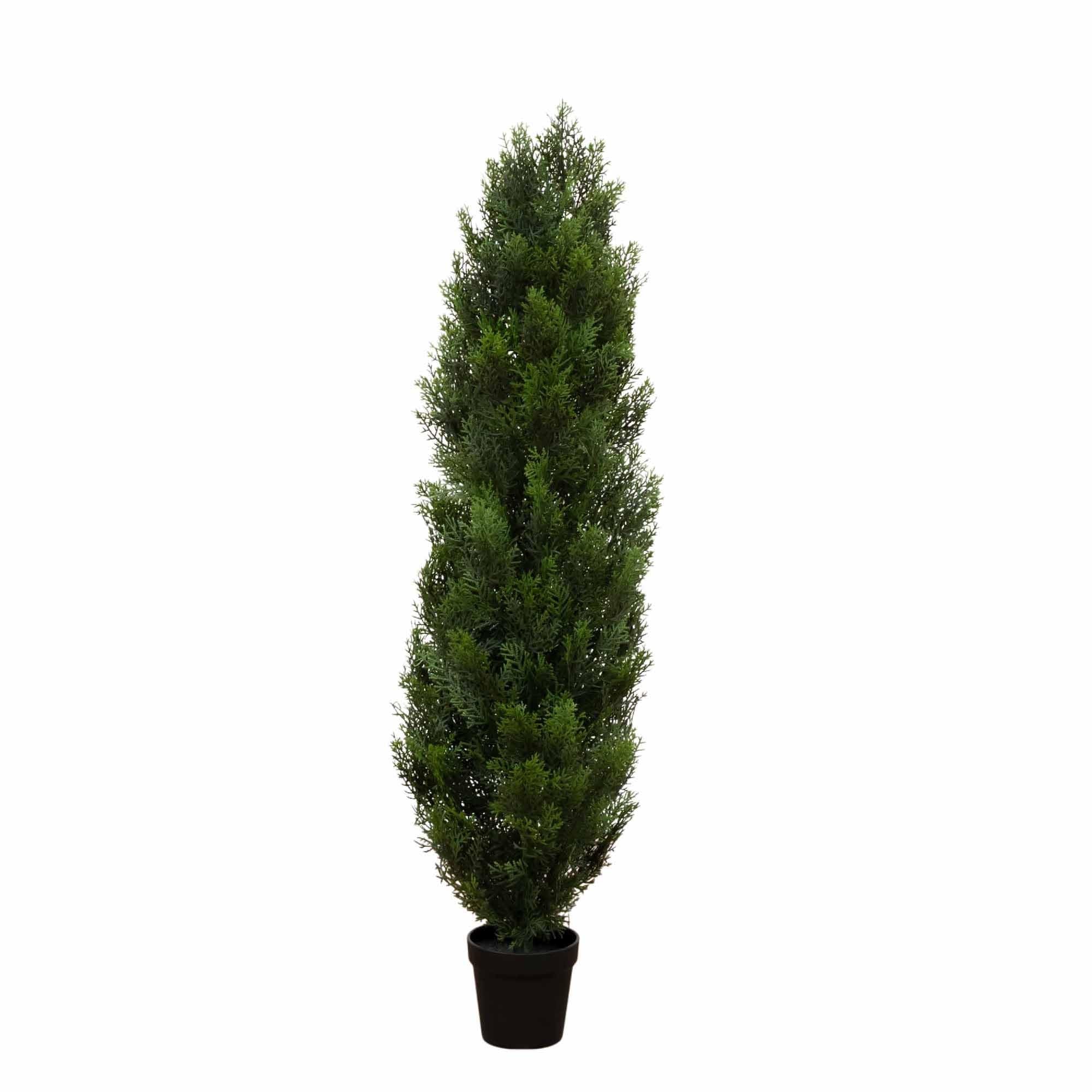 Nearly Natural Artificial Tree, Polyester, Cedar, 4'