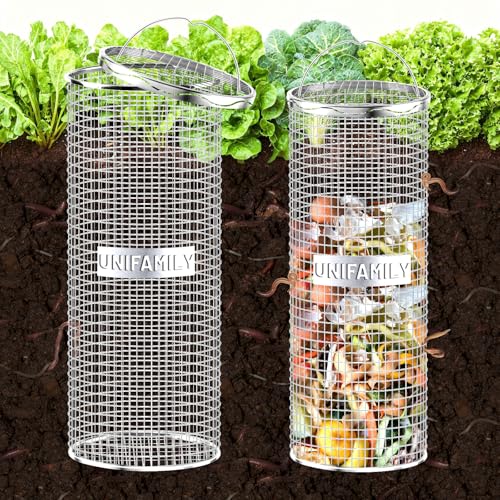 UNIFAMILY 2-Pack Inground Worm Composting Bin