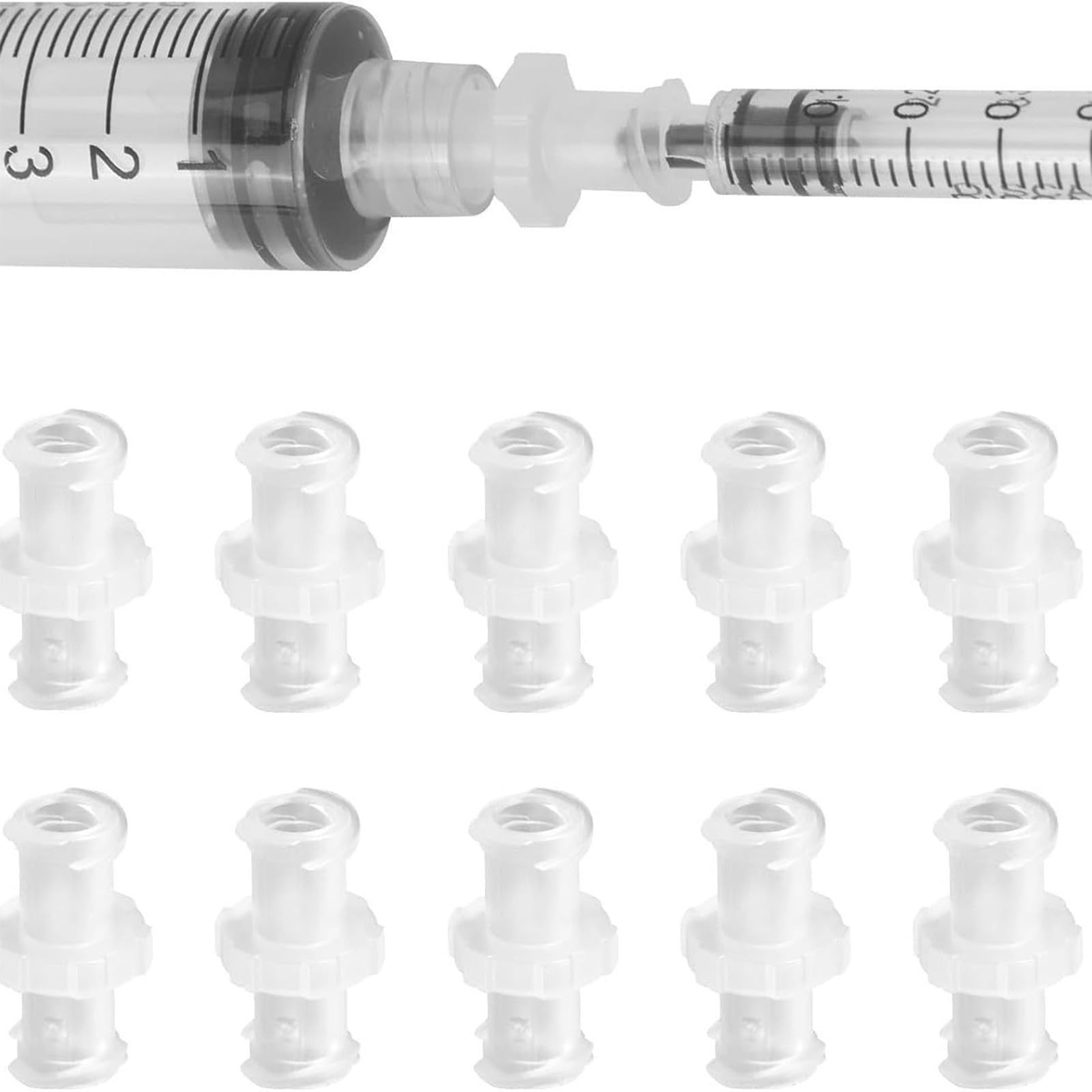 Adattatore Luer PP con connettore femmina filettato, 100 pieces